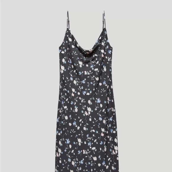 Wilfred BRIANNA Cowl Neck Floral Midi-Dress - XS - Picture 6 of 8